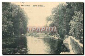 Old Postcard Bords de Seine Suresnes