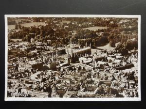 Cambridge Aerial View of City - Old RP Postcard by Photo Precision Ltd 672