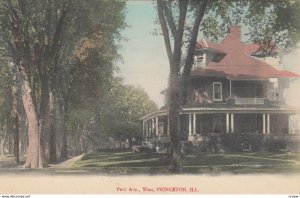 PRINCETON, Illinois, 1900-10s; Park Avenue West