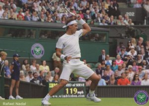 Rafael Nadal Wimbledon Tennis Championships Postcard