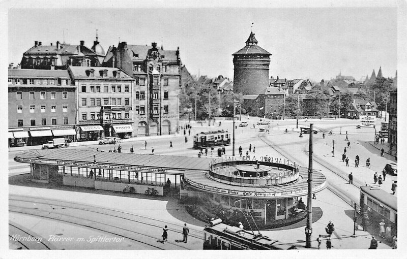 NURNBERG GERMANY~PLARRER m.. SPITTLERTOR-PHOTO POSTCARD