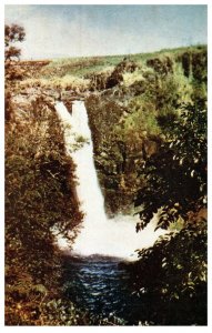 Rainbow Falls near Hilo Hawaii Postcard