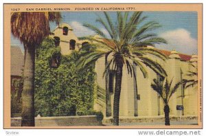 San Gabriel Mission, Founded 1771, San Gabriel, Southern California, 1930-1940s
