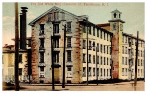 Rhode Island  Providence  Old White Mill, Cranston street