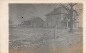 H98/ Greenville Ohio RPPC Postcard c1910 Home Residence Darke County91