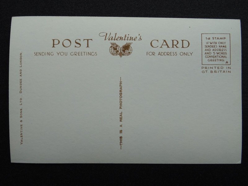 Scotland GLAMIS CASTLE c1930s RP Postcard by Valentine