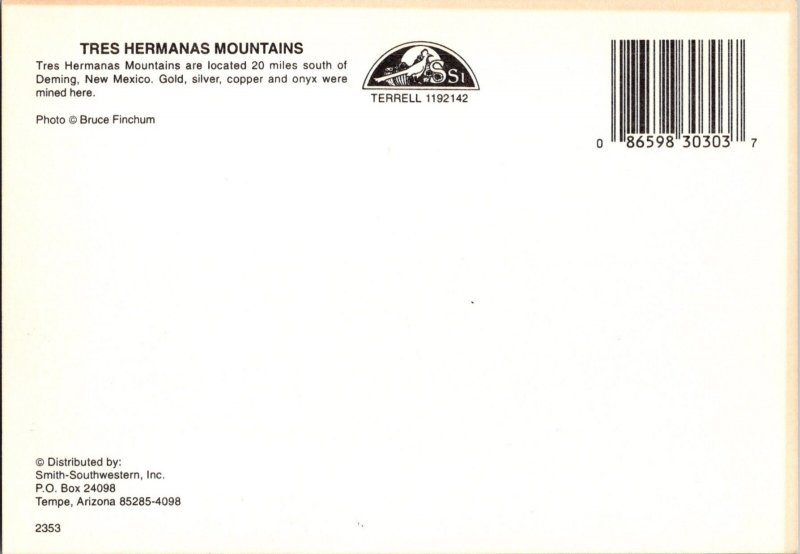 Continental Postcard Tres Hermanas Mountains, New Mexico CF1