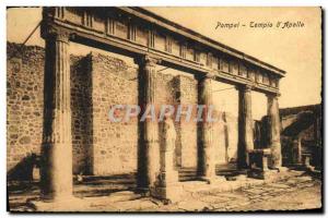 Postcard Ancient Pompeii Tempio d & # 39Apollo