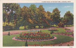 Flower Beds In Potter Park Lansing Michigan