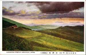 Karikatsu Toge at Hokkaido Japan Undivided Back Postcard Vintage Unusued UNP 