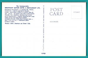Canada, Toronto - Westpoint Motor Hotel & Restaurant - [FG-417]