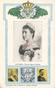 President Teddy Roosevelt, Royalty, Sweden Queen Victoria, Norway King Oscar II