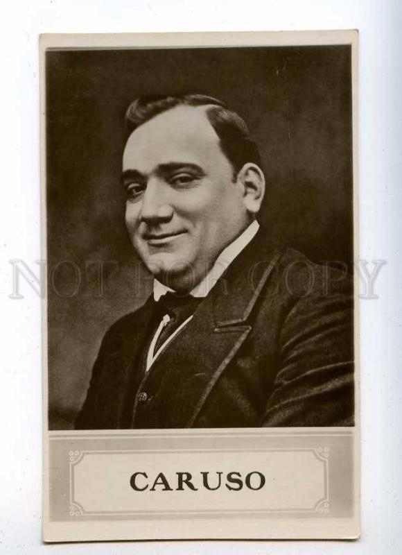 216358 Enrico CARUSO Great Italian OPERA Singer Vintage PHOTO Topics Entertainment Opera Postcard