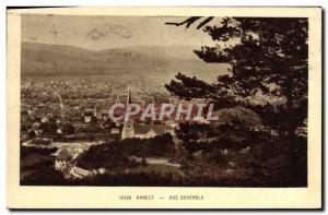 Old Postcard Annecy Vue Generale