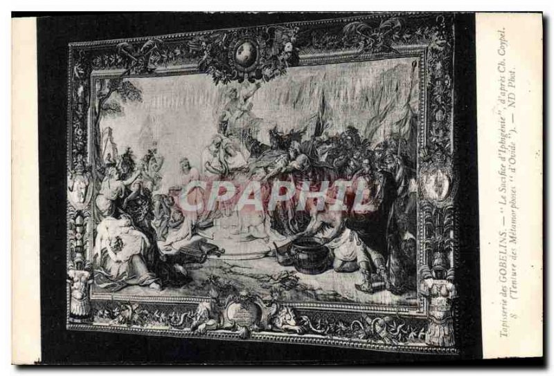 Old Postcard Gobelins Tapestry