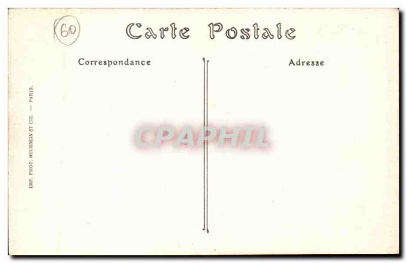 Around Compiegne Old Postcard Freeport Bridge