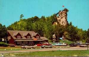 Michigan St Ignace Castle Rock