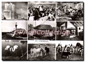 Postcard Modern Camargue Church Of Stes Marles Walk Of Scones Gitanes