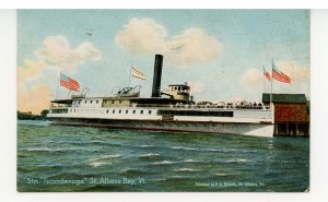 VT - St. Albans Bay. Steamer Ticonderoga