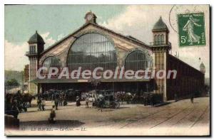 Old Postcard Le Havre La Gare