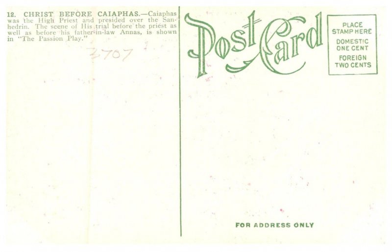 Passion Play -  Christ before Caiaphas