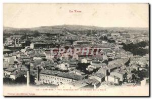Castres Old Postcard General View of the center of town
