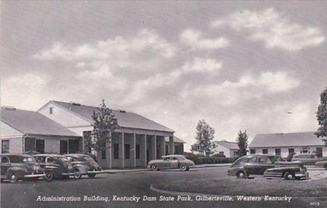 Kentucky Gilbertsville Administration Building Kentucky Dam State Park Curteich