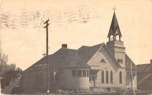 Sheldon Iowa Baptist Church Exterior Antique Postcard J79132