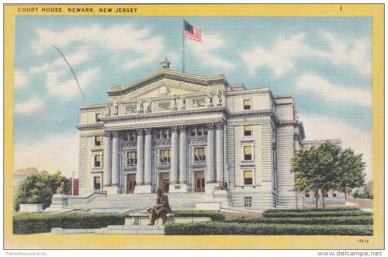 Monument & Court House, Newark, New Jersey 1930-40s