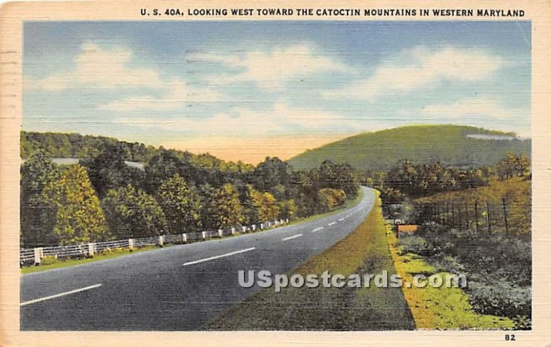 US 40A - Catoctin Mountains, Maryland MD  