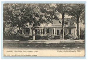 c1905 Kirkside Miss Helen Gould's Summer Home Roxbury Catskills NY Postcard 