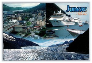 c2007 Postcard AL Juneau Alaska Continental View Card 