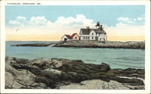 Newagen Maine ME Lighthouse 1900s-10s Postcard