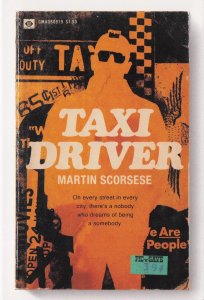 Taxi Driver Robert De Niro Martin Scorsese Film As Rare Old Book Cover Postcard