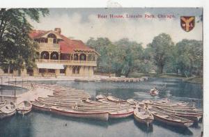 BF19010 boat house lincoln park chicago illinois USA  front/back image