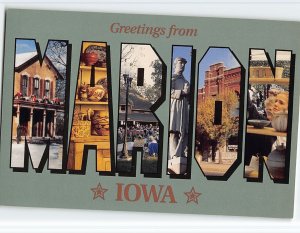 Postcard Greeting from Marion, Iowa