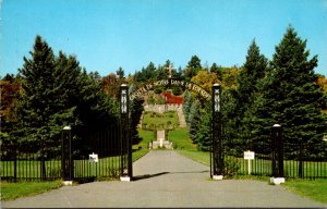 Canada Quebec LaChute Entrance Notre-Dame de Lourdes