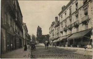 CPA BLOIS-La Rue Porte Cote et la Grand Hotel (27018)