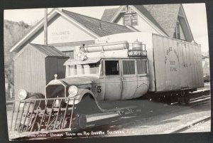 Mint Usa Real Picture Postcard Galloping Goose Unique Train On Rio Grande Southe