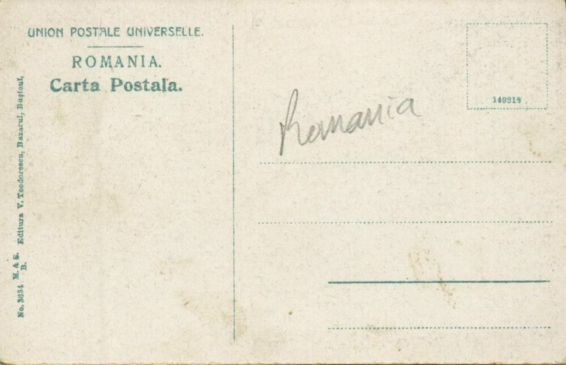 romania, POIANA ȚAPULUI, Vederea Muntilor Bucegi (1910s) Postcard