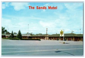c1960's The Sands Motel In Town on US #30 Cheyenne Wyoming WY Postcard