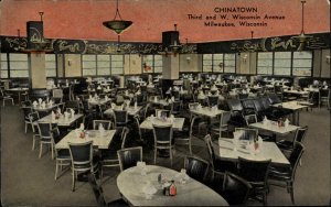 Milwaukee Wisconsin WI Chinatown Chinese Restaurant Vintage Postcard