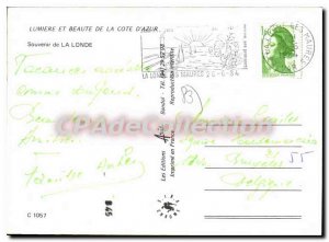Postcard Modern Lumiere Beauty and the French Riviera La Londe Remembrance