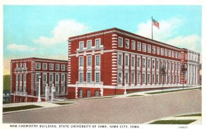 Vintage Postcard New Chemistry Building State University of Iowa City HC Wieneke