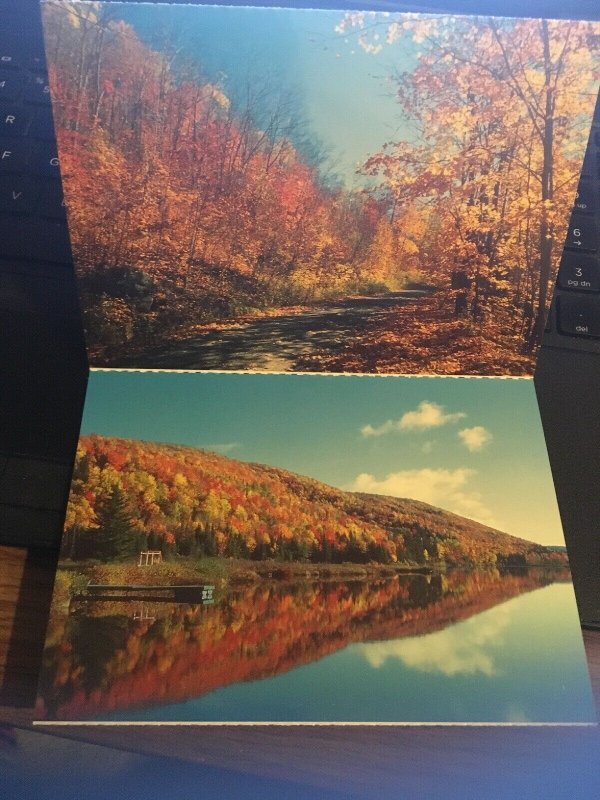 Postcard Set- Indian Summer Canada, 6 detachable postcards