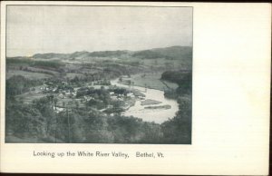 Bethel VT Up White River Valley c1905 Postcard