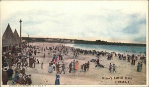 Newport Rhode Island RI Easton's Bathing Beach c1910 Vintage Postcard