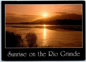 A Breathtaking Sunrise Over The Rio Grande River - Albuquerque, New Mexico