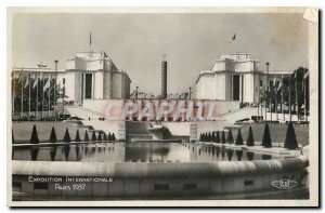 Old Postcard The International Exhibition Basins Trocadero Paris