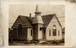 Postcard OK Cherokee RPPC Real Photo Methodist Episcopal Church RARE C. 1910 L16